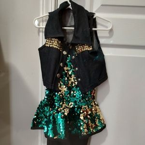 Sequinned Weissman Costume
